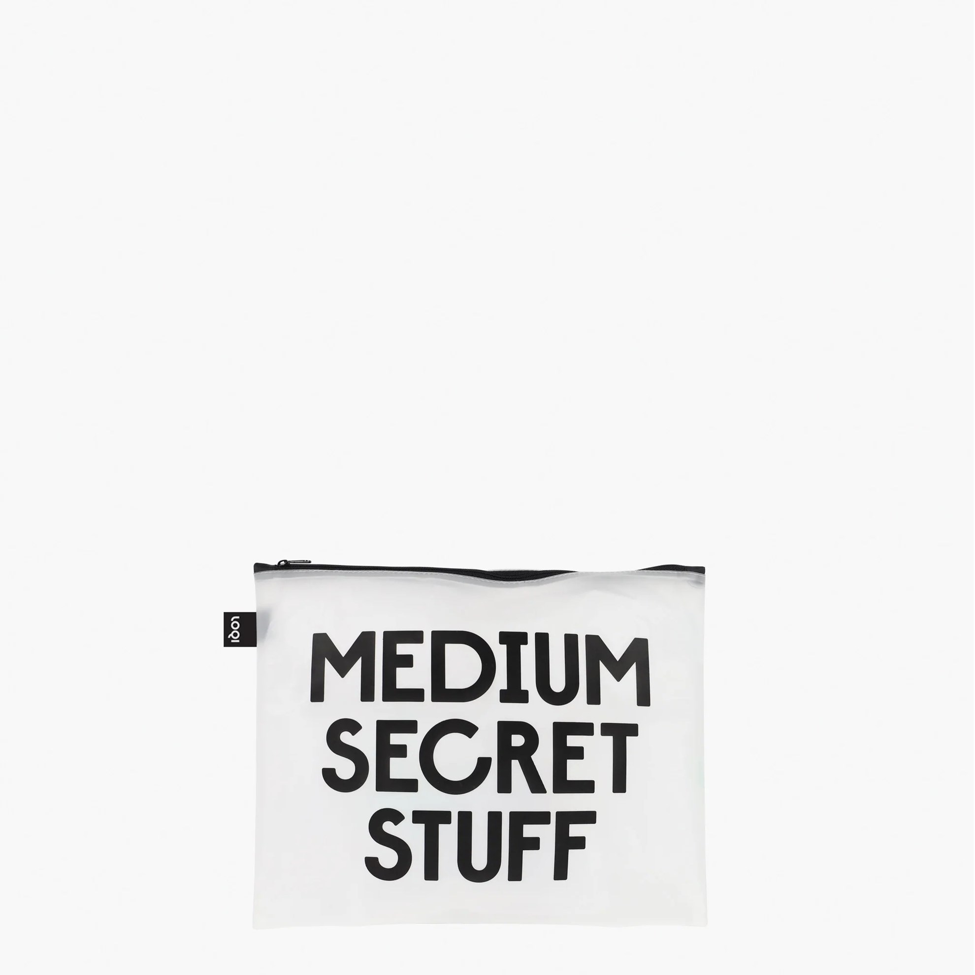 LOQI cestovní pouzdra na zip - Fashion - TRANSPARENT Secret and Classified_1