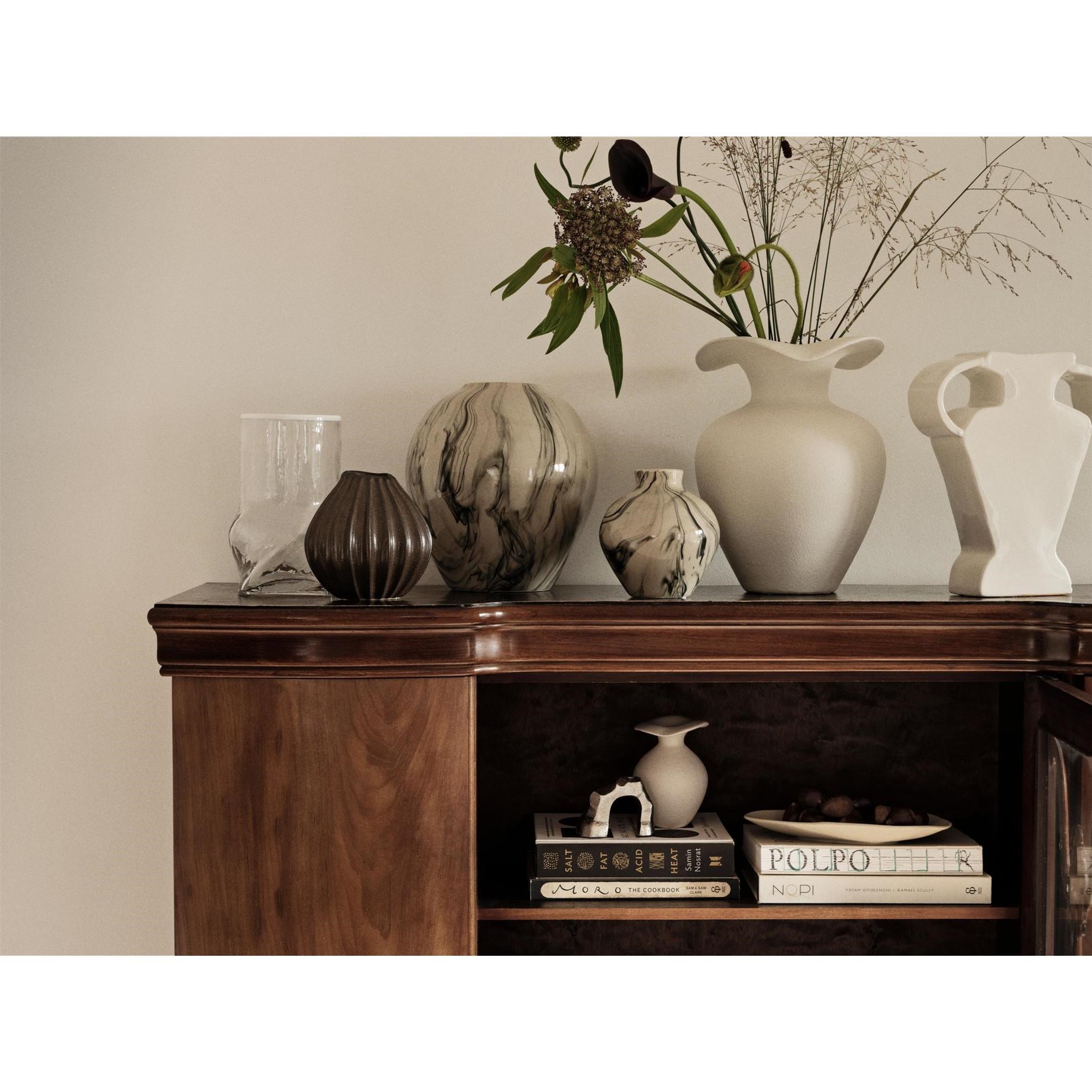 Váza FLORENTINA M V.32cm bílá_1