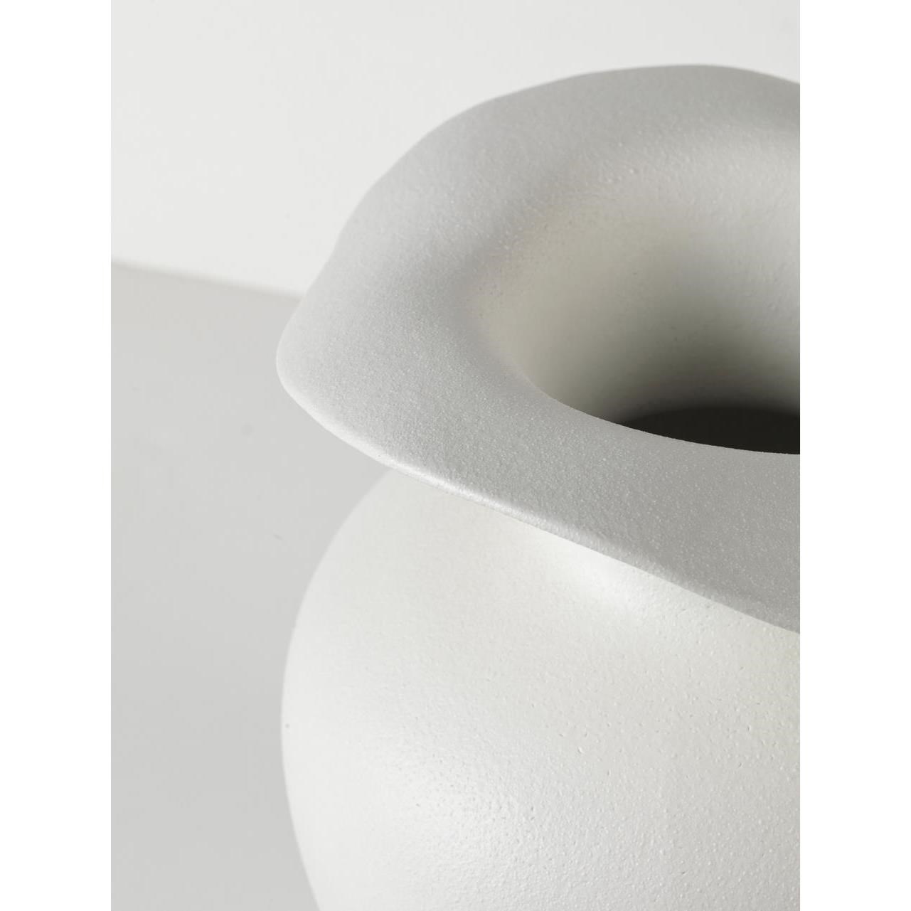 Váza FLORENTINA M V.32cm bílá_4