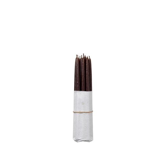 Máčené svíčky BROSTE - tmavě hnědé SET/10_0