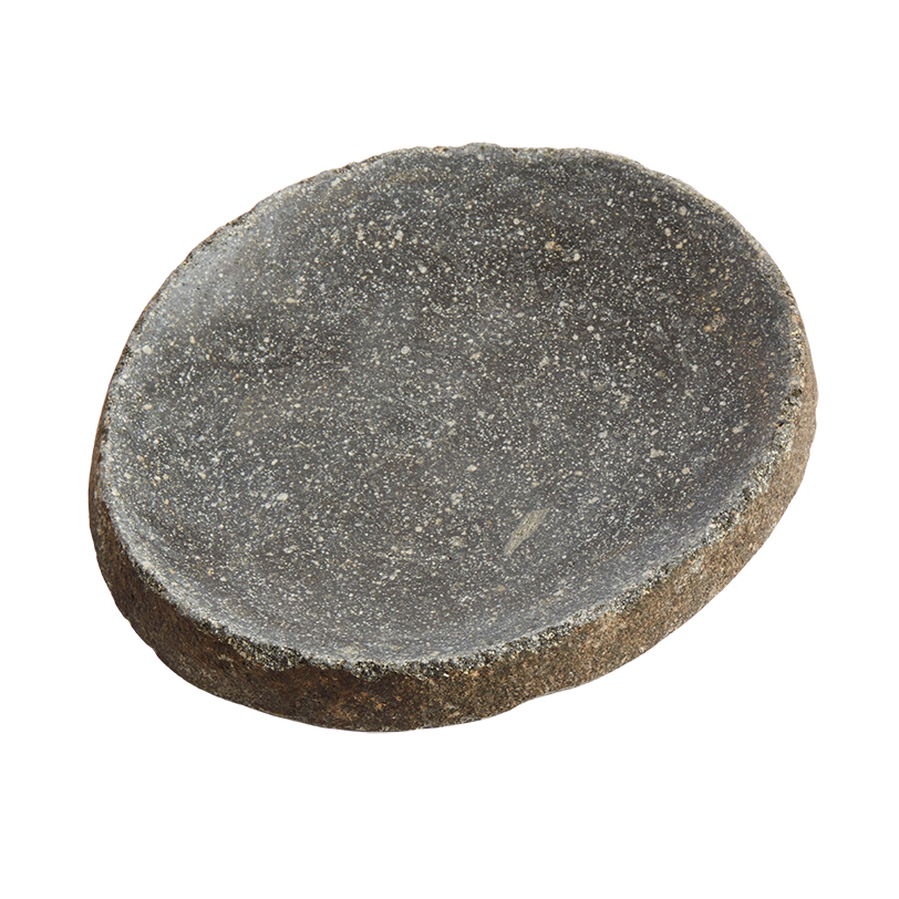 Talíř z přírodního kamene Muubs VALLEY P.12cm šedý_0
