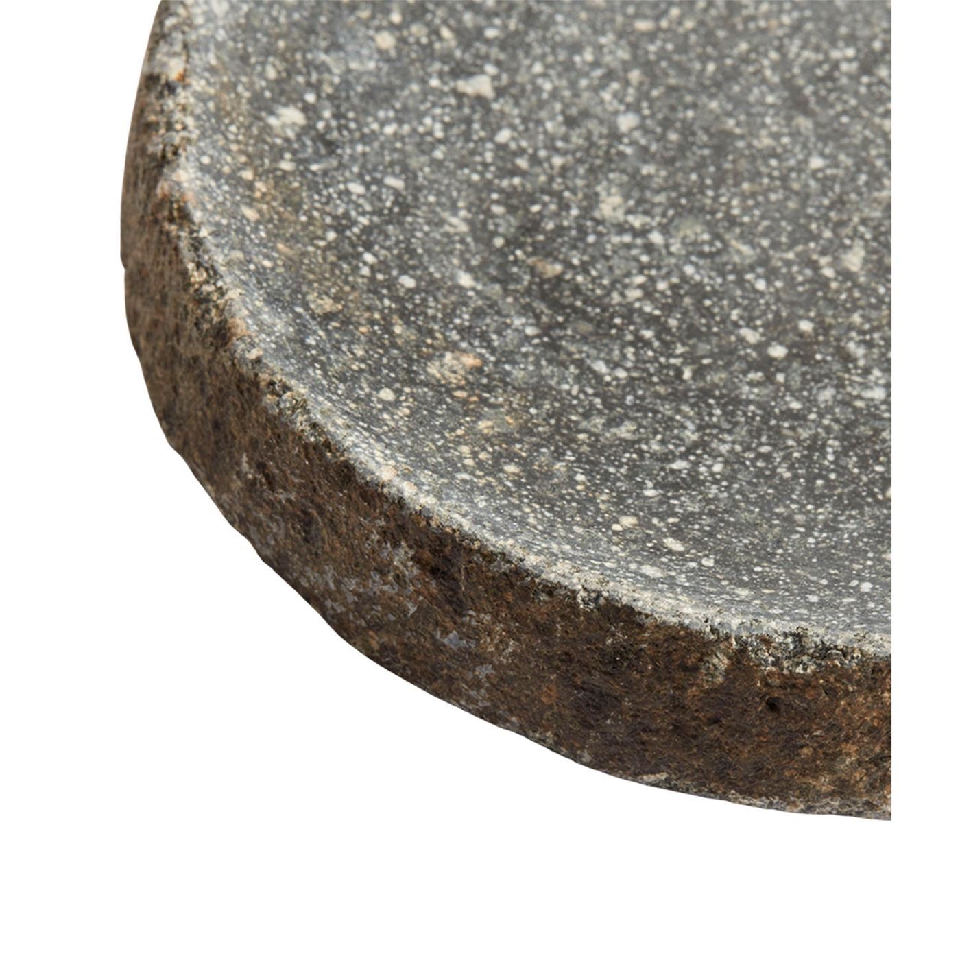 Talíř z přírodního kamene Muubs VALLEY P.12cm šedý_1