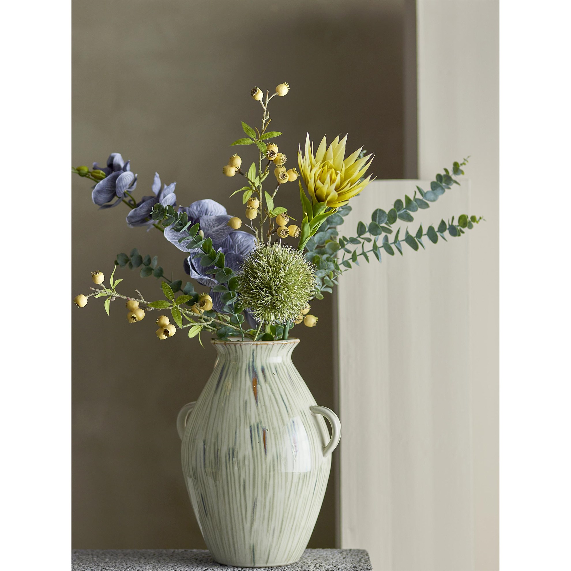 Umělá květina HLOH V.84cm žlutá_3