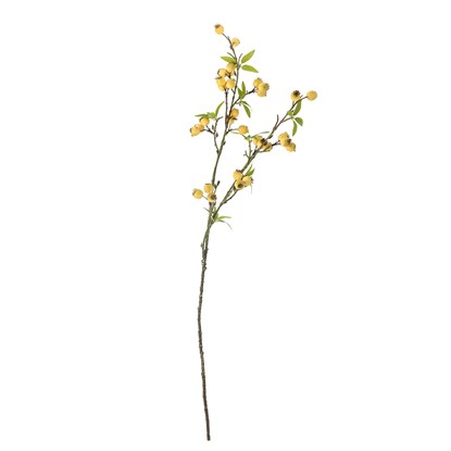 Umělá květina HLOH V.84cm žlutá_5