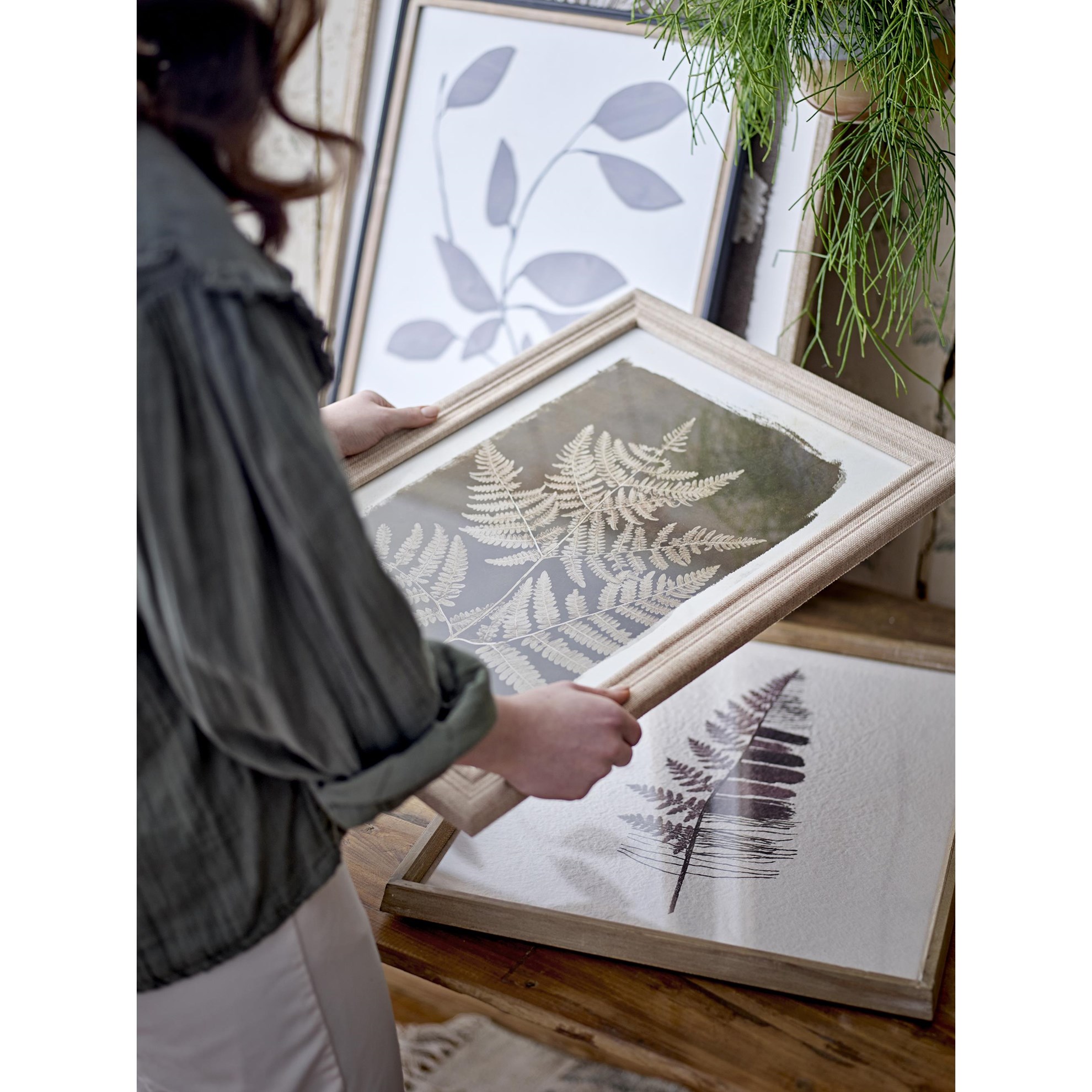 Obraz v hnědém rámu CORVAL 61x43cm přírodní_1