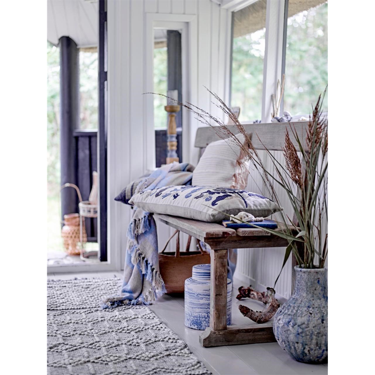 Polštář z recyklované bavlny ENSAR 45x45cm béžový_1