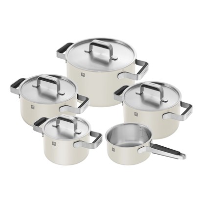 Sada nerezových hrnců ZWILLING PURE SET/5ks slonovinově bílé_10