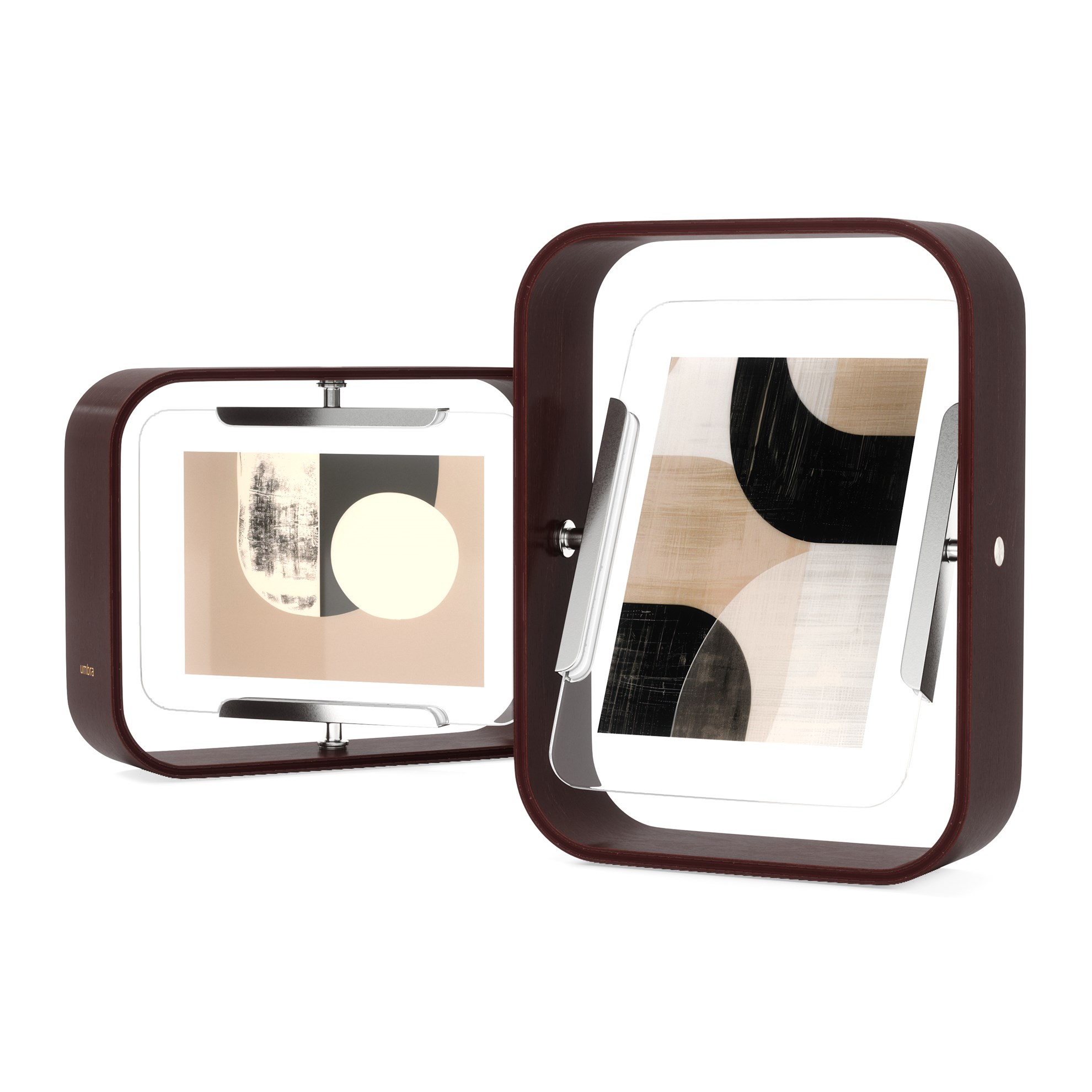 Otočný fotorámeček Umbra BELLWOOD 22x16 cm hnědý_4