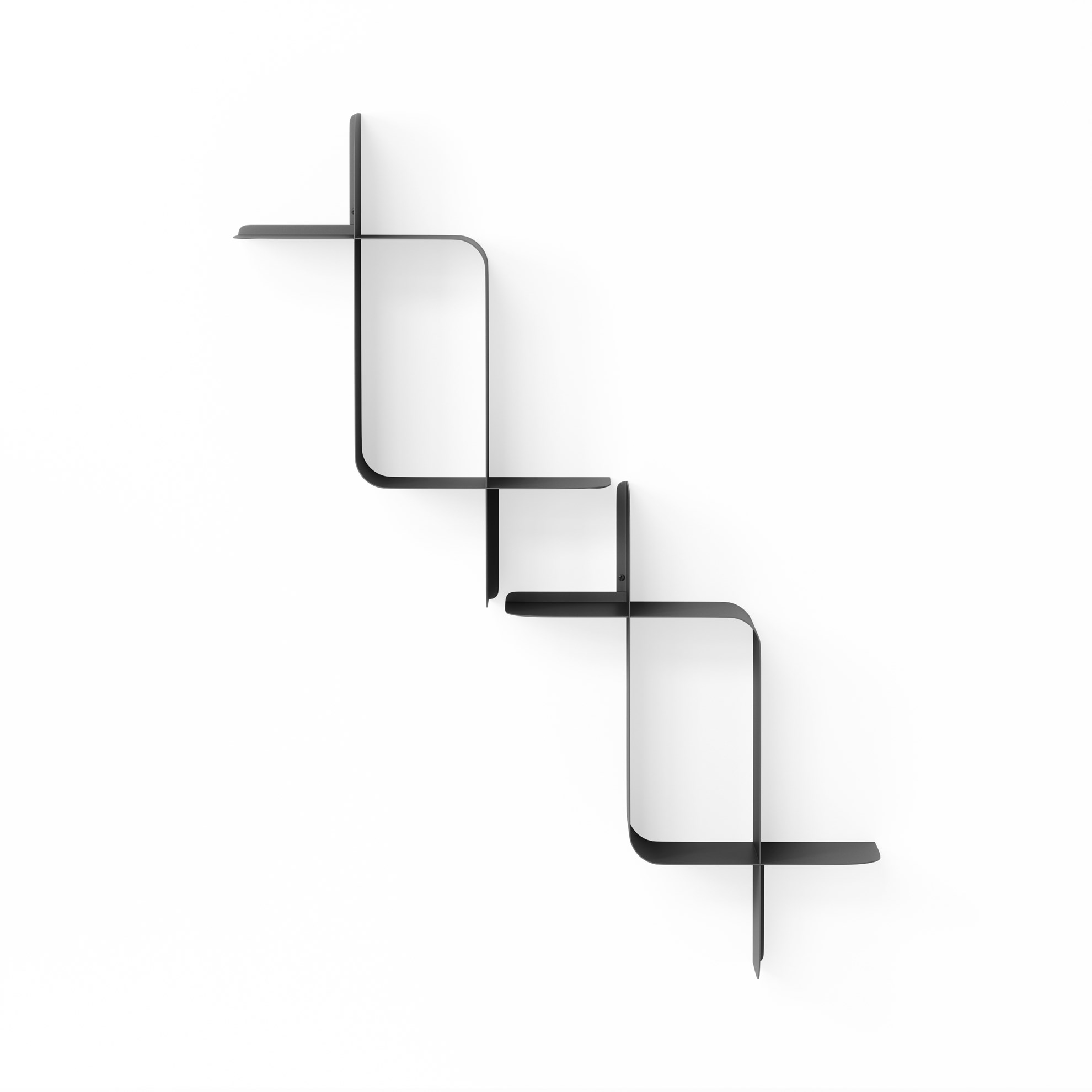 Kovové police Umbra MONTAGE SET/2ks černé_0