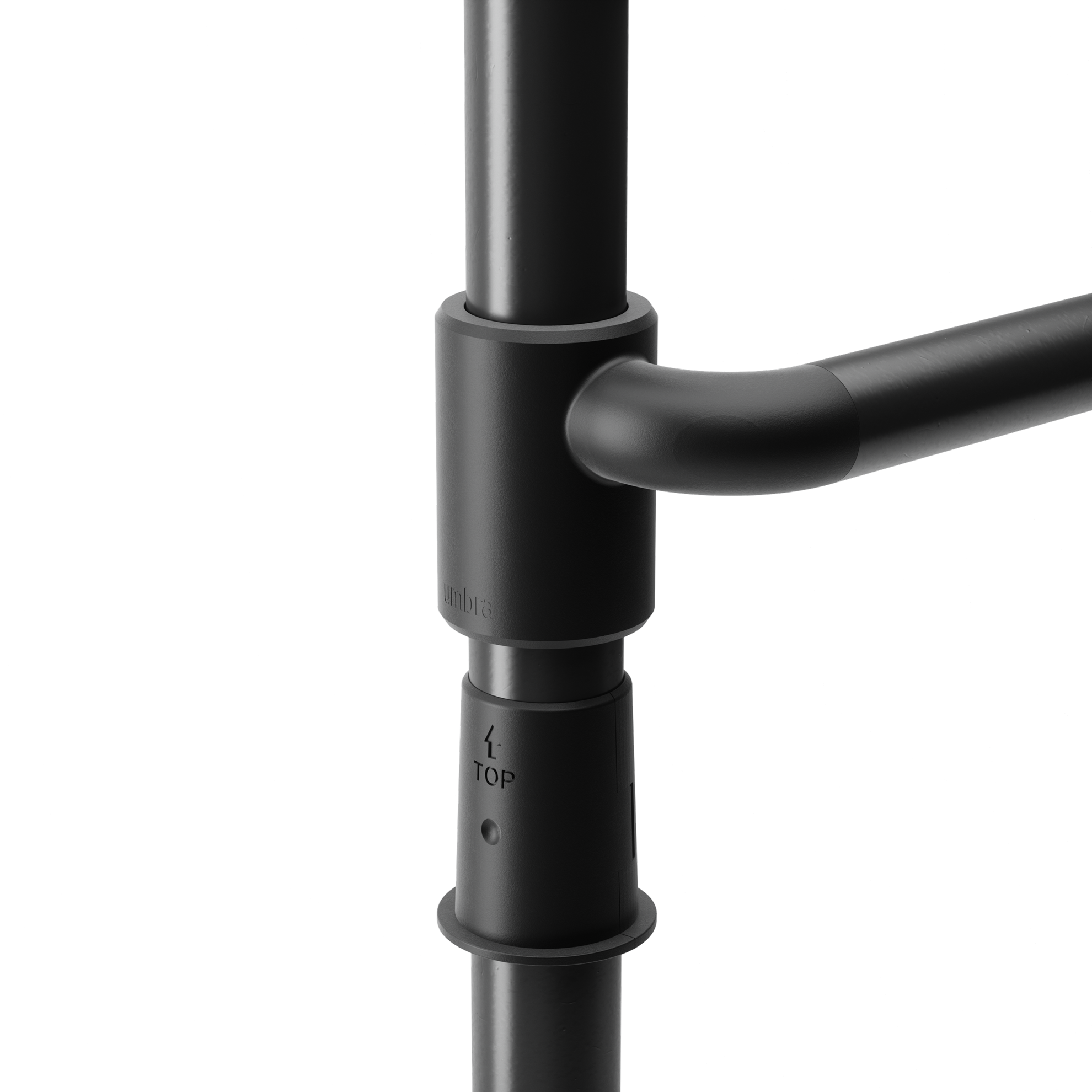 Nastavitelná závěsová tyč Umbra ANYWHERE Š.91-168 cm černá matná_5