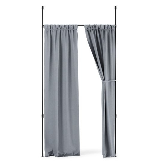 Nastavitelná závěsová tyč Umbra ANYWHERE Š.91-168 cm černá matná_10