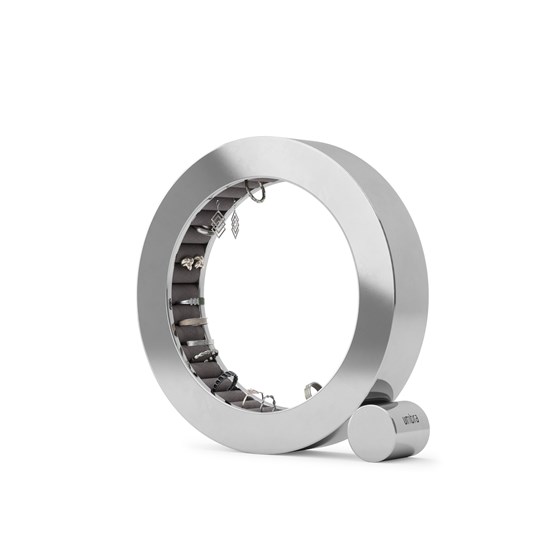 Kruhová šperkovnice na prstýnky Umbra FERRIS chrom_8