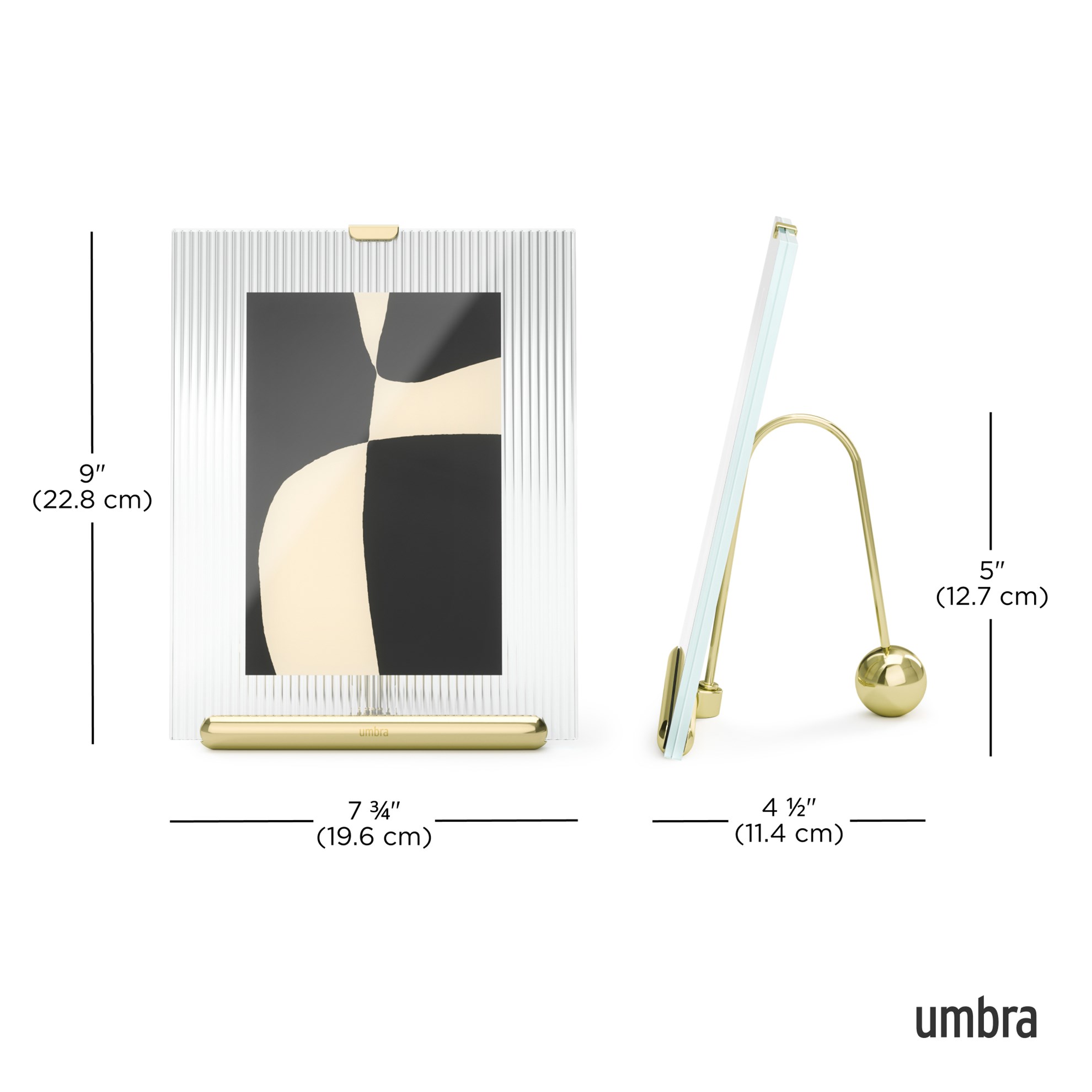 Fotorámeček Umbra FLUTE 20x23 cm mosaz_5