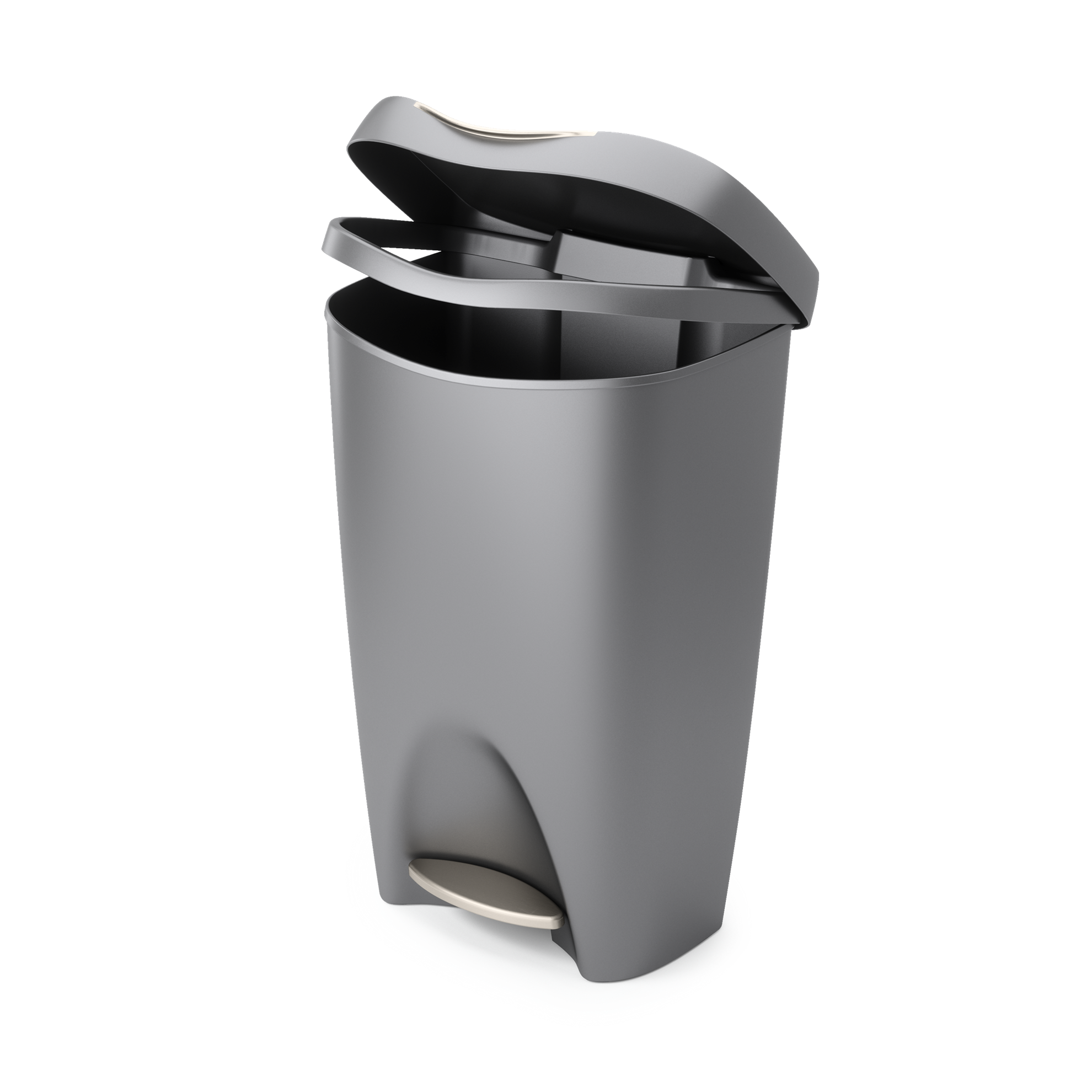Odpadkový koš Umbra BRIM 50l šedý/nikl_3