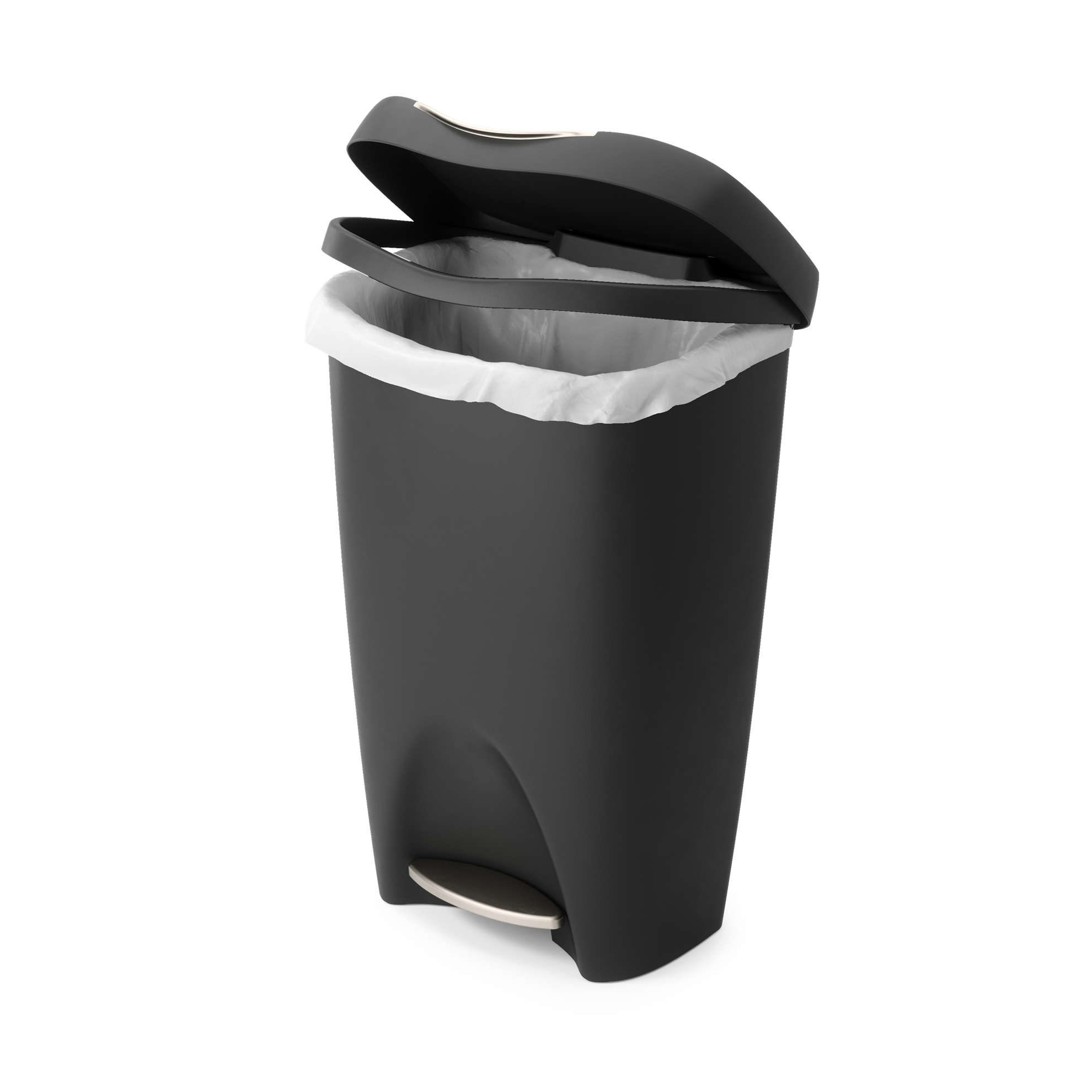 Odpadkový koš Umbra BRIM 50l černý/nikl_1