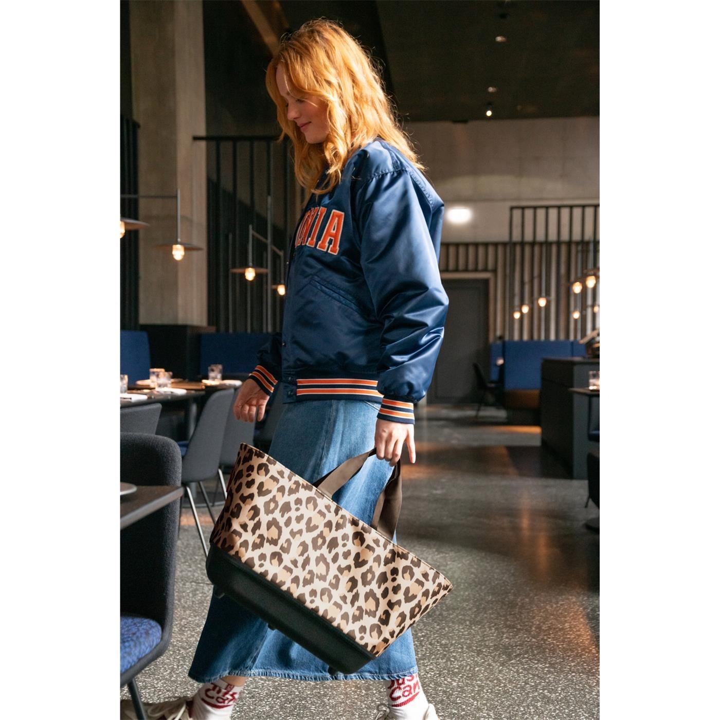 Skládací nákupní košík Reisenthel Shoppingbasket leo macchiato_1