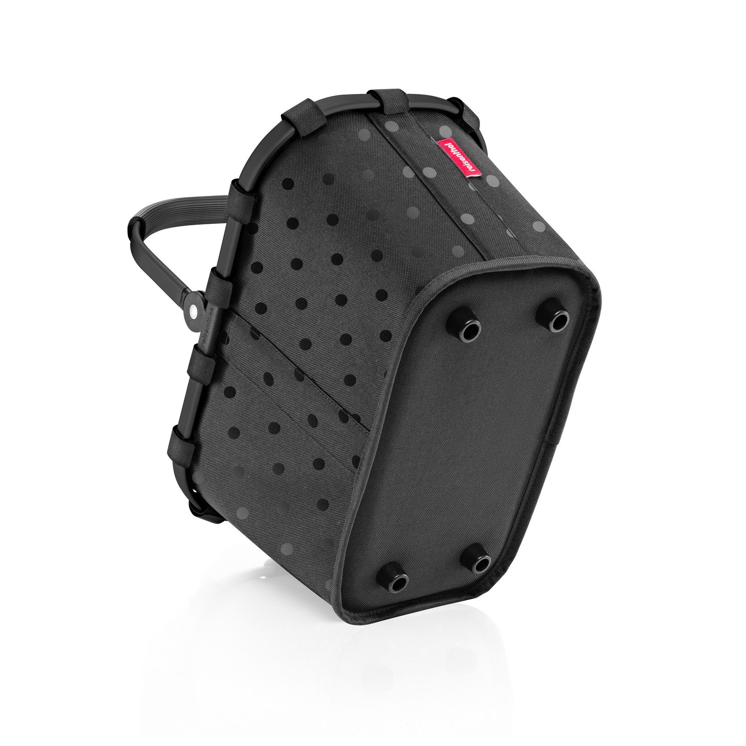 Nákupní košík Reisenthel Carrybag  XS frame glossy dots black_2
