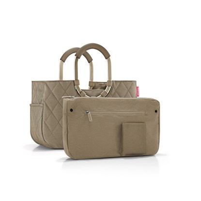 Módní taška Reisenthel Loopshopper M frame rhombus olive_1