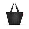 Taška přes rameno Reisenthel Shopper M glossy dots black_0