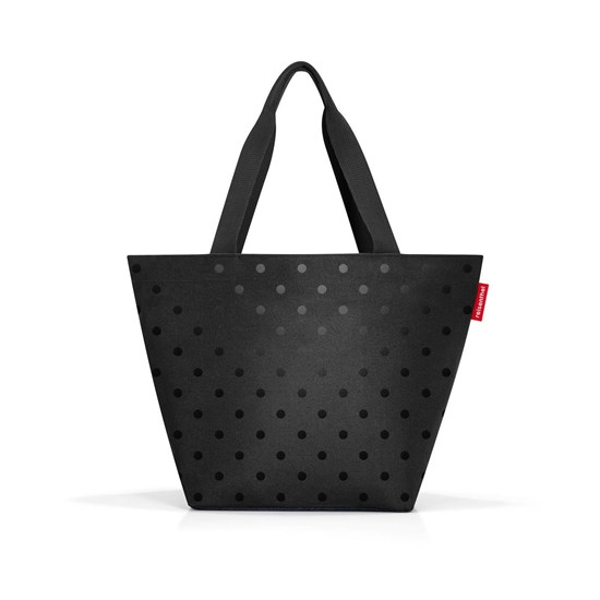 Taška přes rameno Reisenthel Shopper M glossy dots black_0