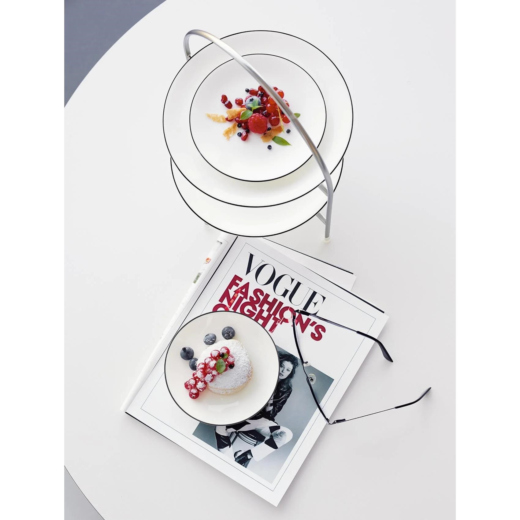 Talíř dezertní malý Asa Á TABLE NOIRE P.14,5 cm_1