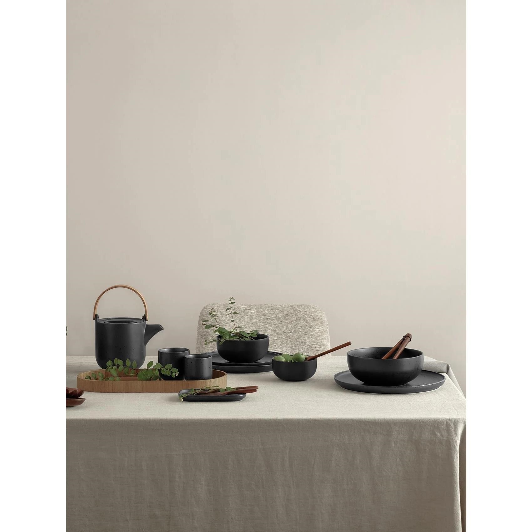 Dezertní talíř Asa COPPA KURO P.21cm černý_1