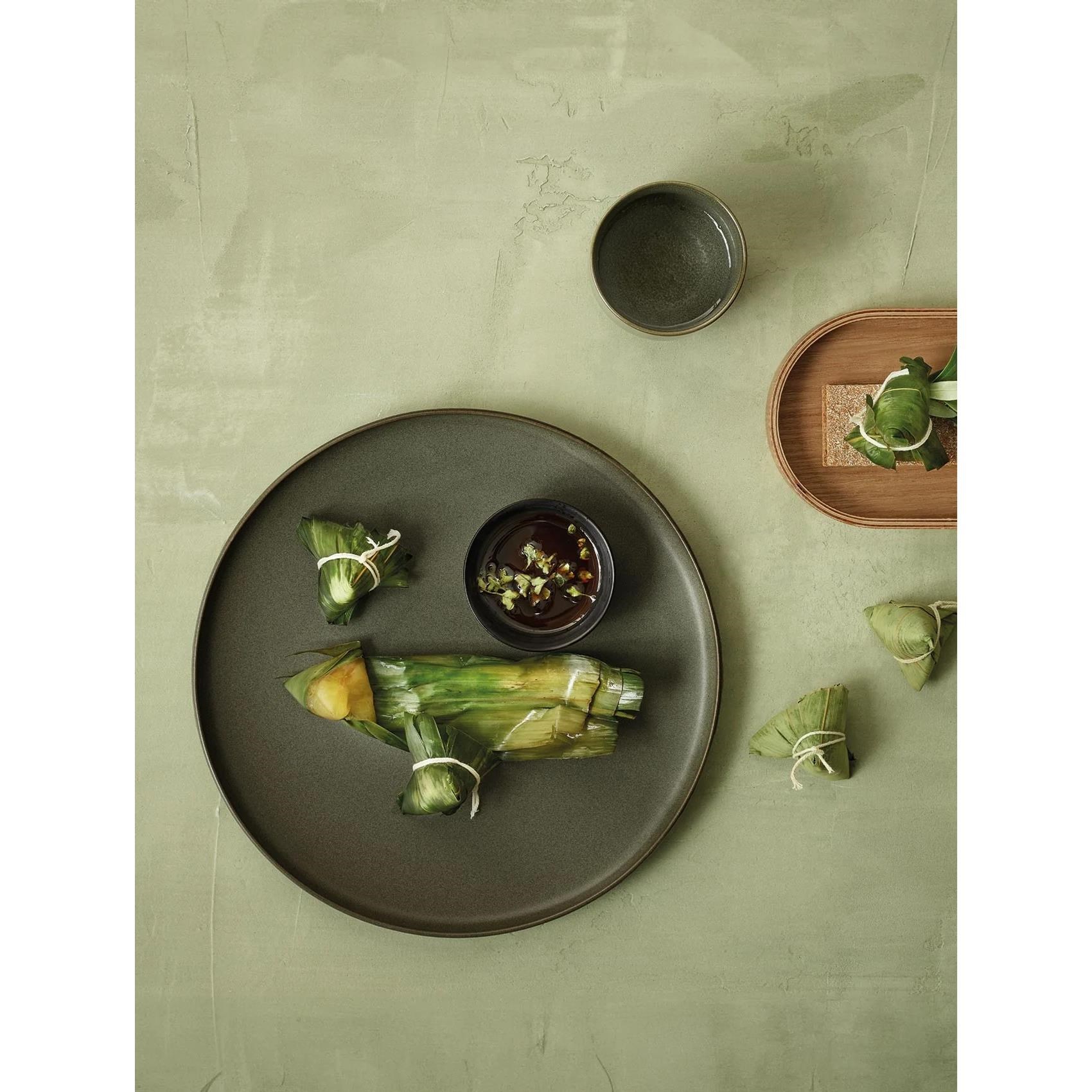 Dezertní talíř Asa COPPA NORI P.21cm tm.zelený_0