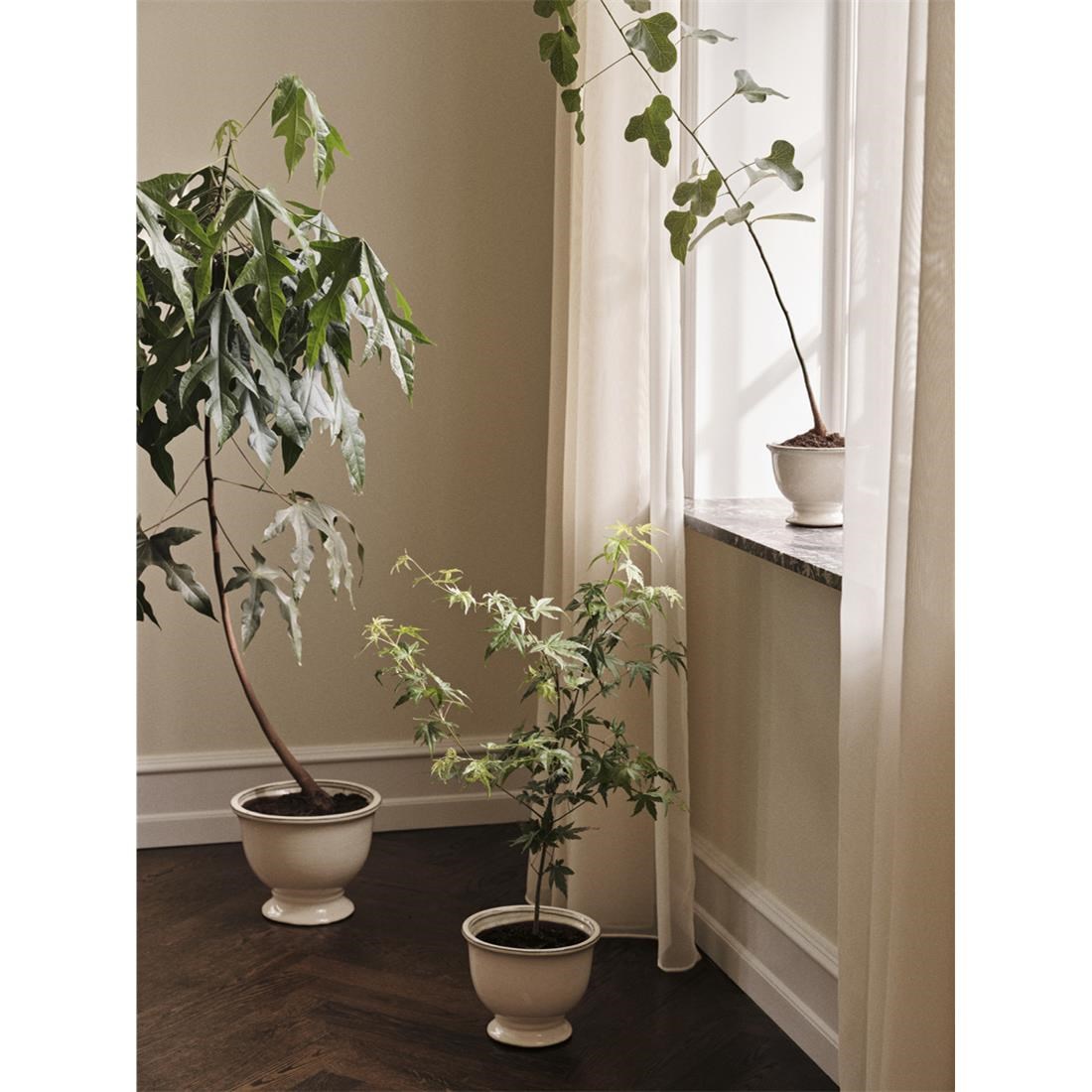 Květináč Broste ANNABELLA V.19cm krémová_0