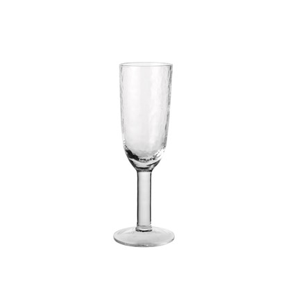 Sklenice na sekt Broste HAMMERED 200ml čirá_0