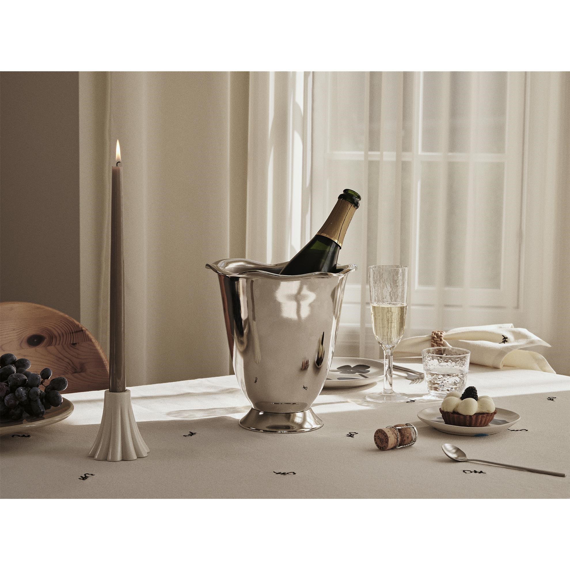 Chladič na víno/váza Broste BEATRICE V.23cm nerezový_0