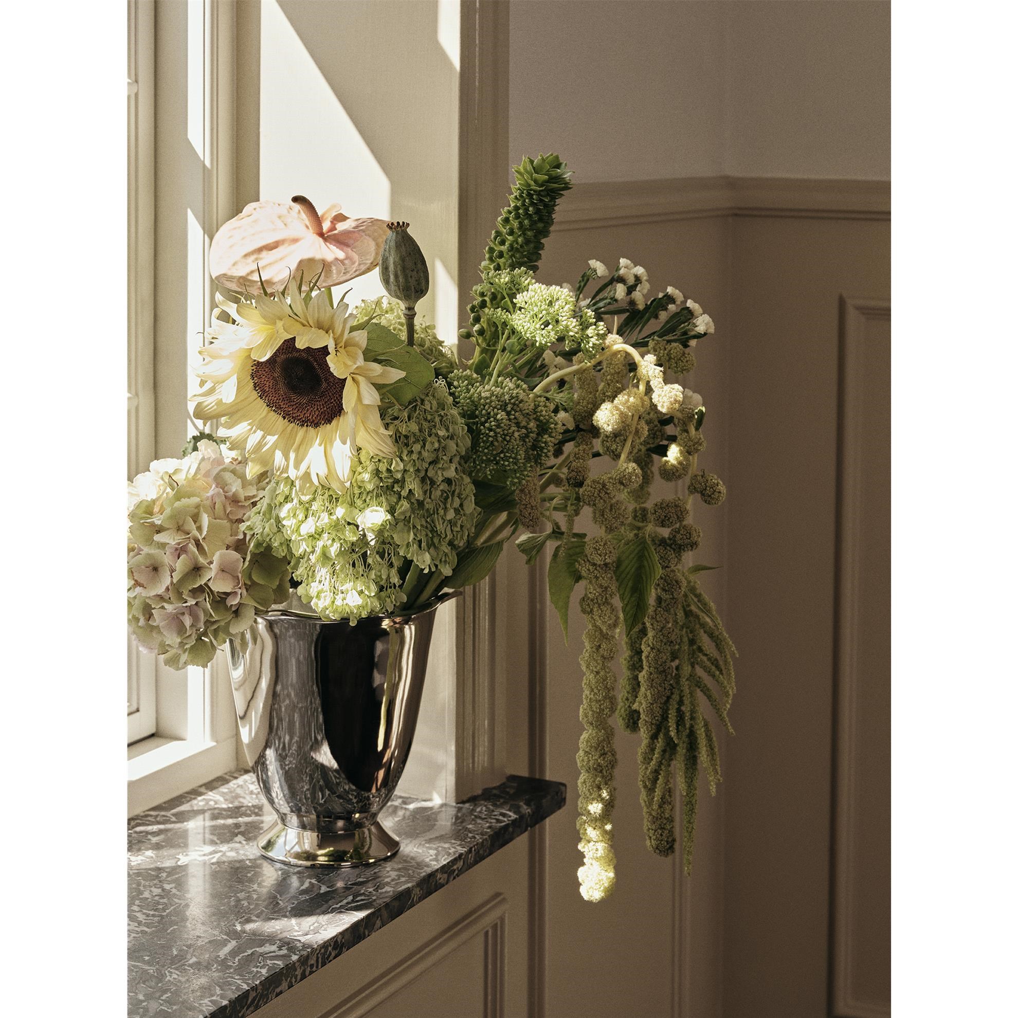 Chladič na víno/váza Broste BEATRICE V.23cm nerezový_3