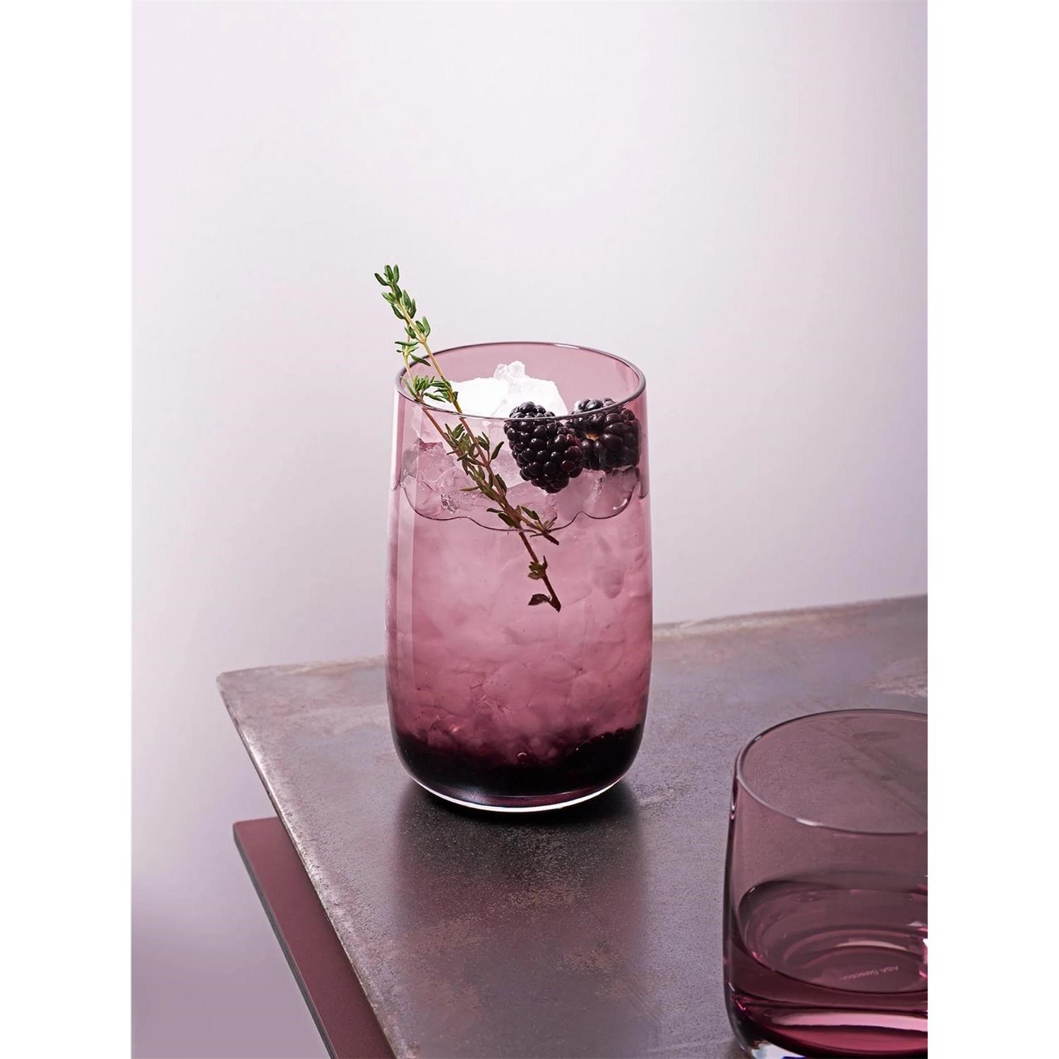 Sklenice na vodu Asa SARABI 400ml růžová_0