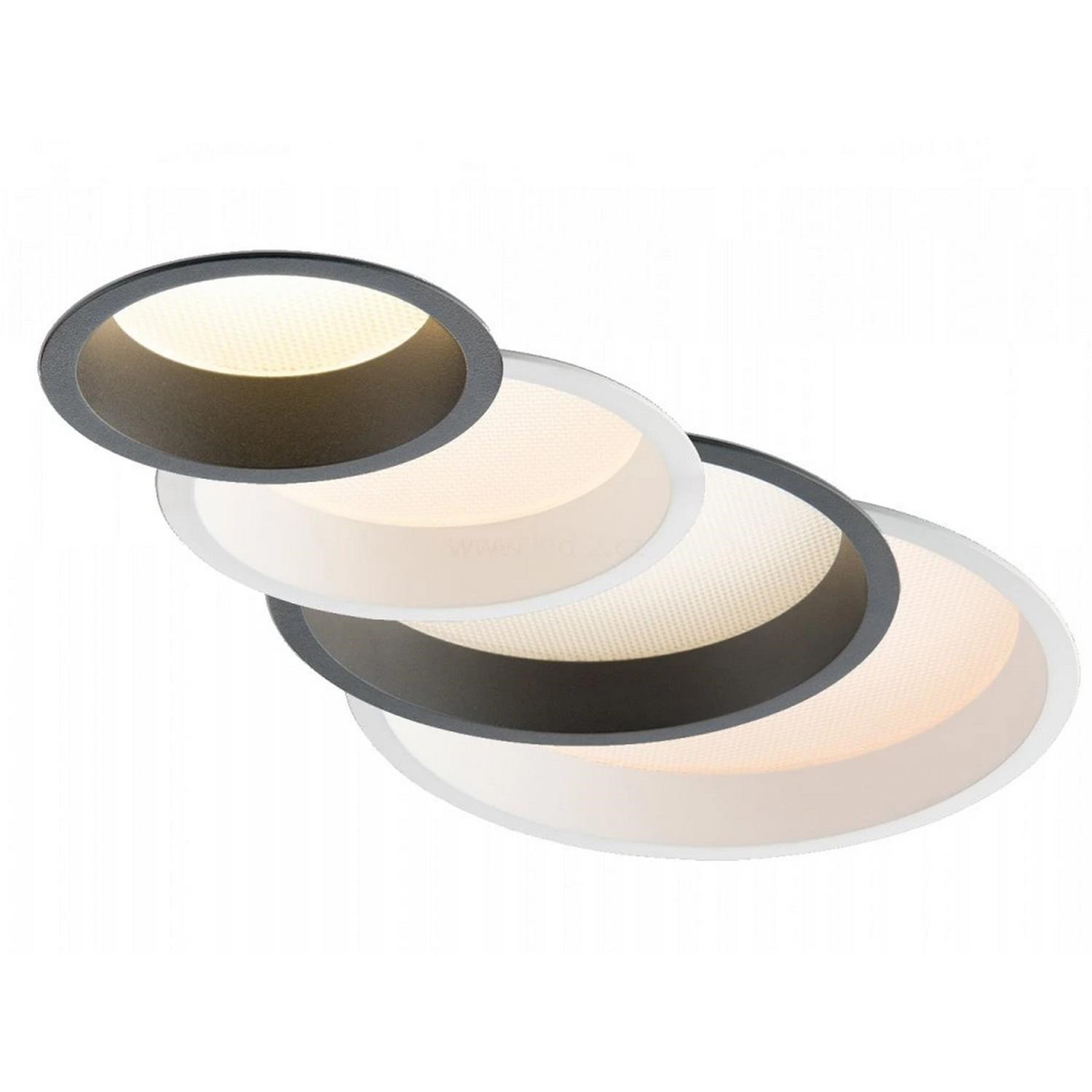 Vnitřní zápustné svítidlo Led 2 ZETA M P.17,6cm černé_7