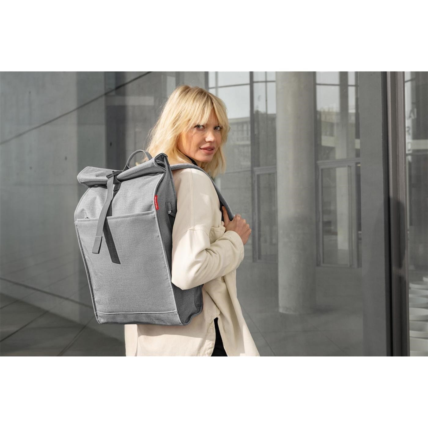 Batoh Reisenthel Urban Rolltop twist silver_1