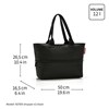 Chytrá taška přes rameno Reisenthel Shopper e1 glossy dots black_0