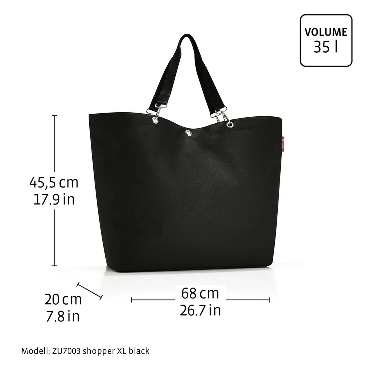 Taška přes rameno Reisenthel Shopper XL leo nero_0