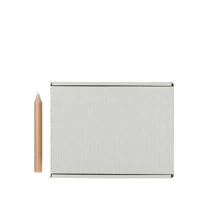 Svíčka Broste kulatá krátká 2,1cm - walnut_1