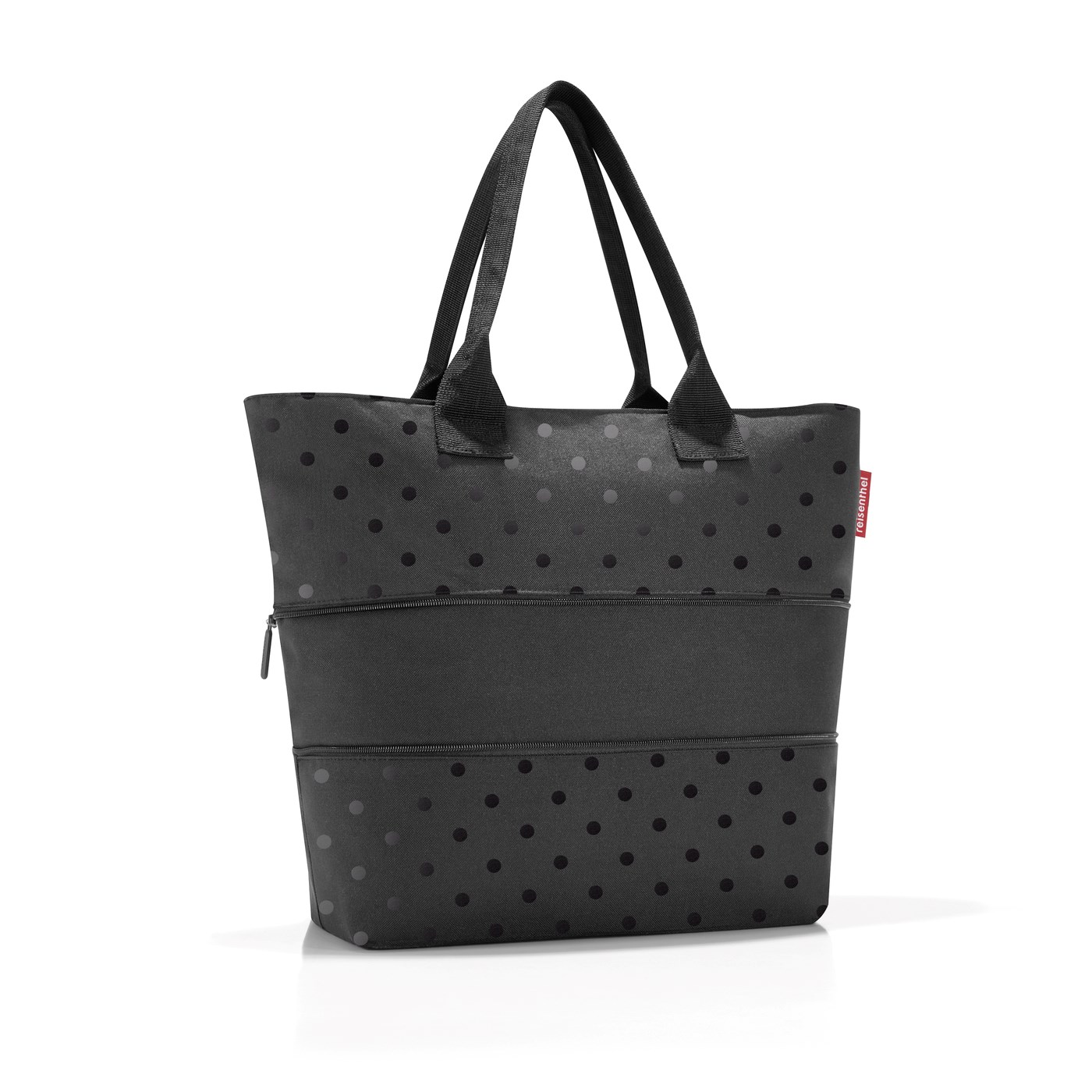 Chytrá taška přes rameno Reisenthel Shopper e1 glossy dots black_0