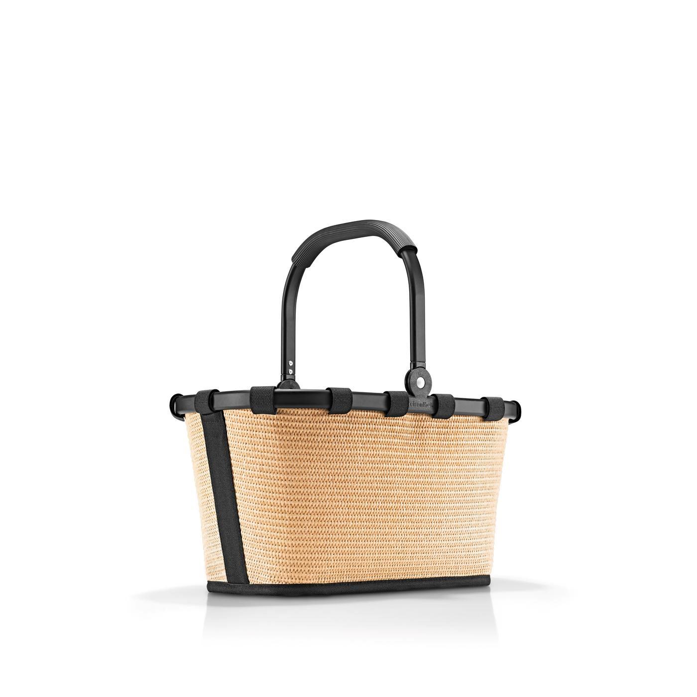 Nákupní košík Reisenthel Carrybag  XS frame raffia black_0