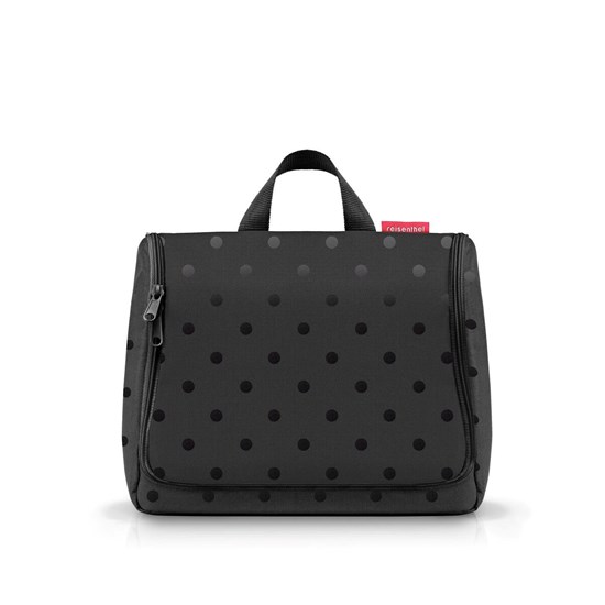 Toaletní taška Reisenthel Toiletbag XL glossy dots black_1