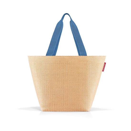 Taška přes rameno Reisenthel Shopper M raffia blue_0