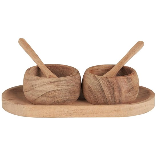 Akátový set na sůl a pepř_0