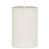 LED svíčka Ib Laursen 10x15 cm s teplým plamenem bílá_0