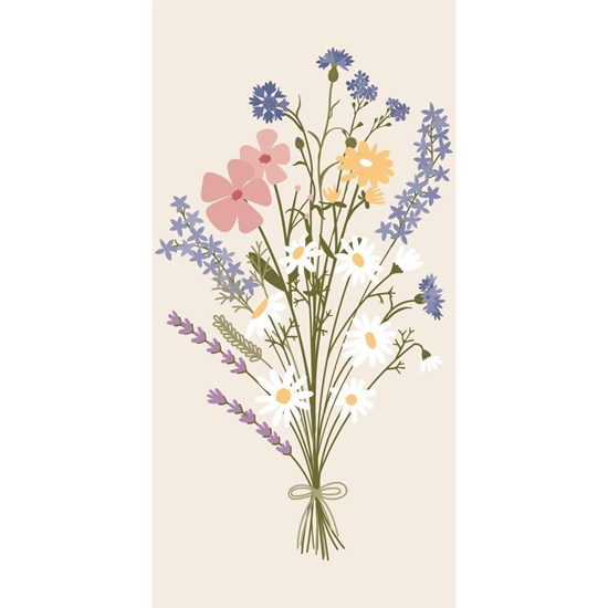 Papírové ubrousky Ib Laursen s motivem letní kytice_0