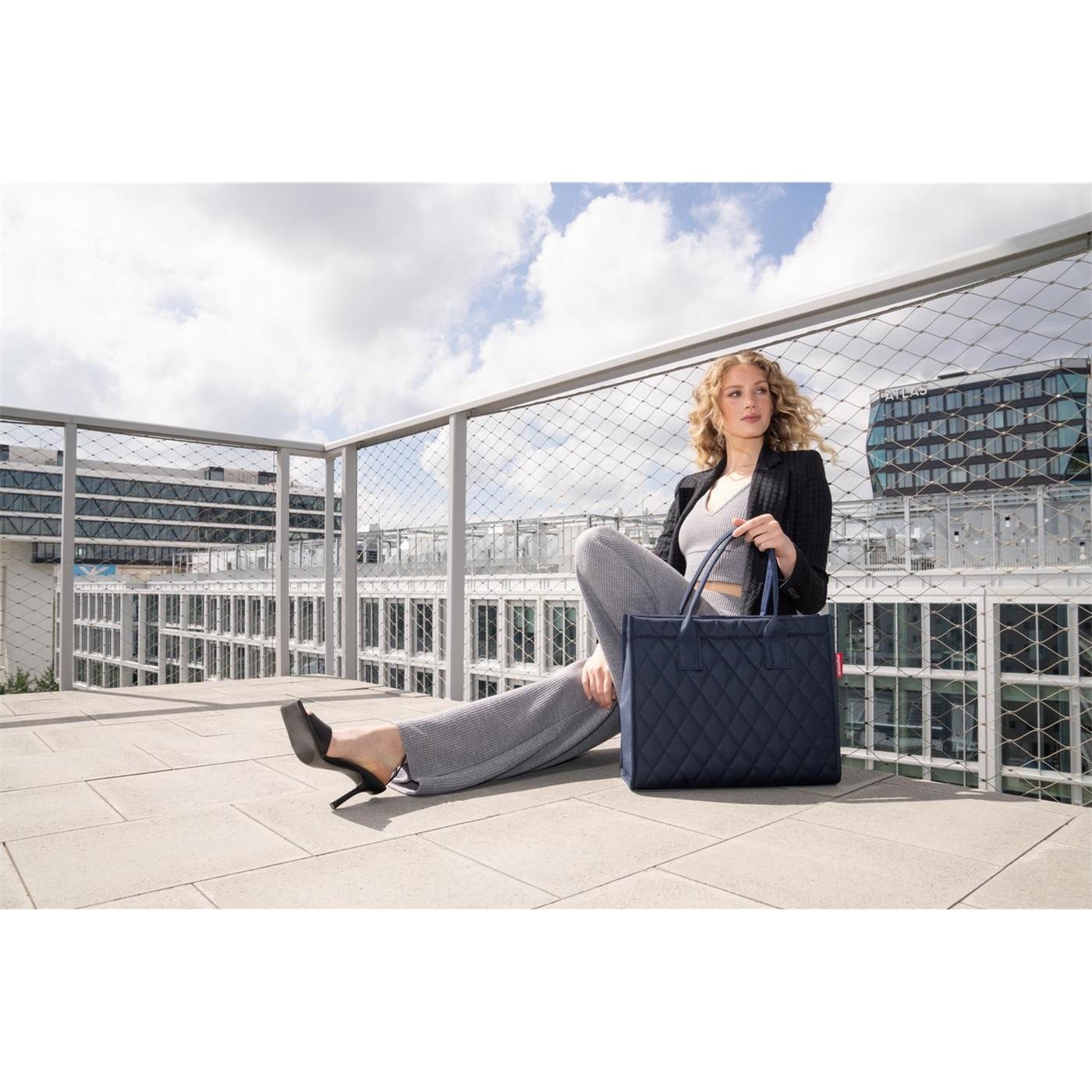 Taška přes rameno Reisenthel Daily Shopper rhombus midnight_1