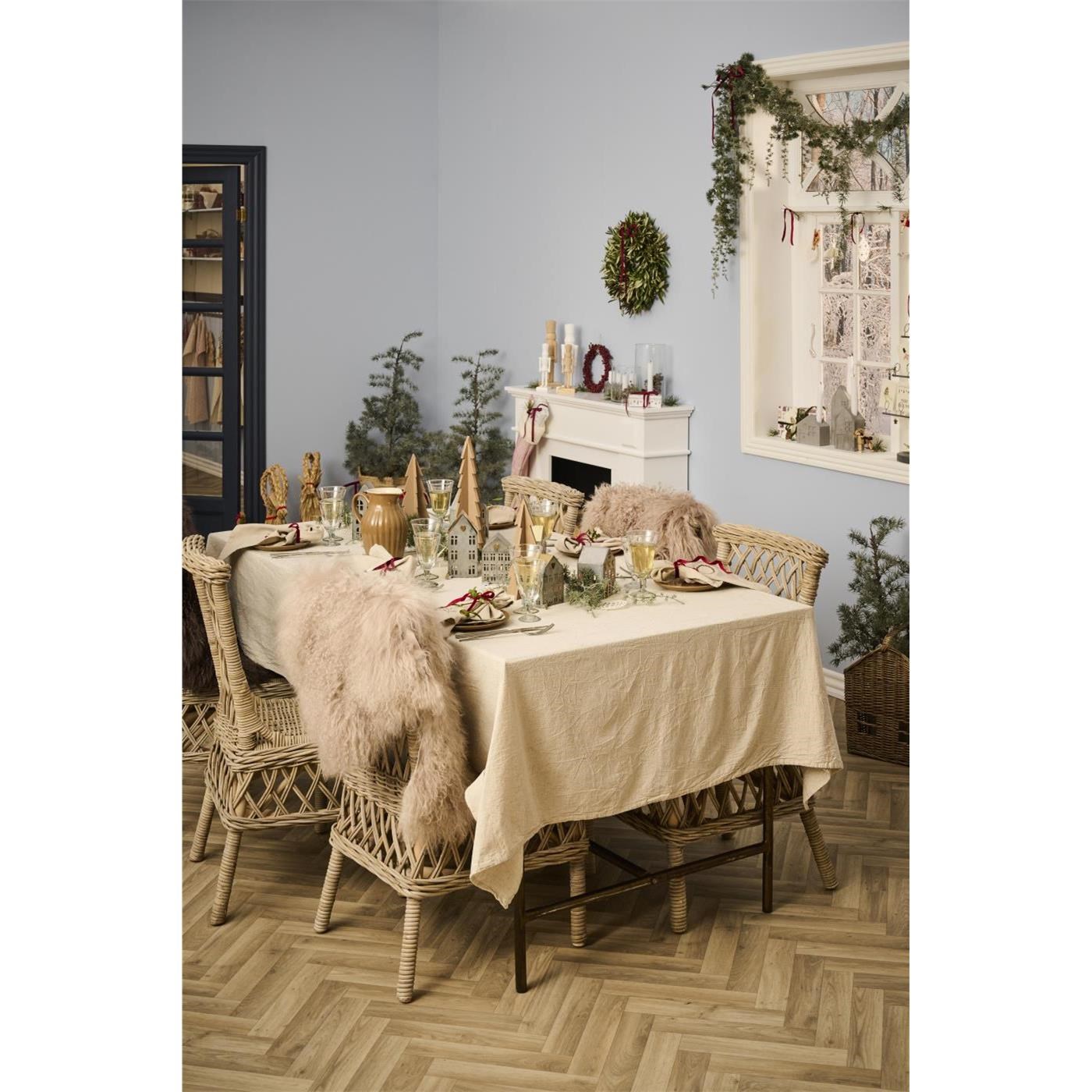 Sklenička na víno s rytými lístečky Ib Laursen 200 ml_3