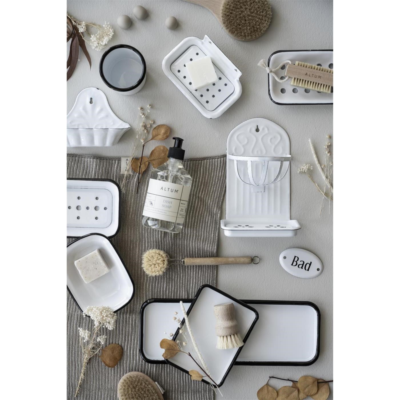 Miska na mýdlo s černým okrajem Ib Laursen 15,5x12cm_3