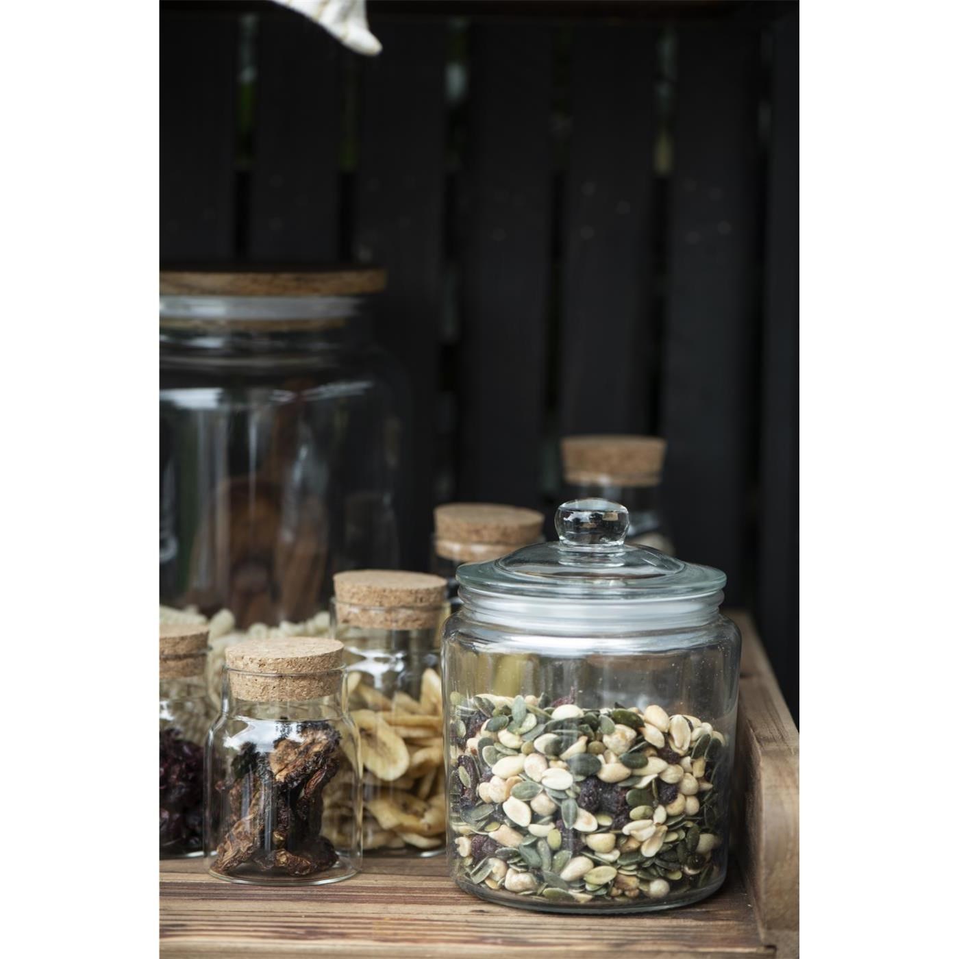 Dóza se skleněným víčkem Ib Laursen 900 ml_1