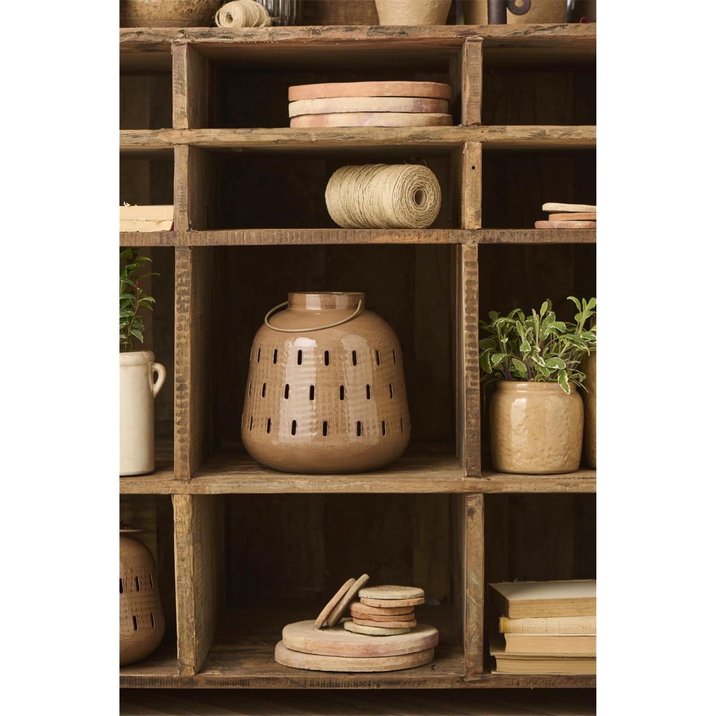 Svícen s rukojetí Ib Laursen Berkane rezatý_0