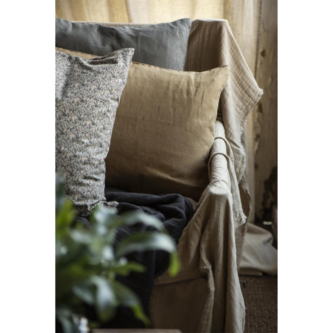 Lněný povlak na polštář Ib Laursen clay 40x60 cm_0